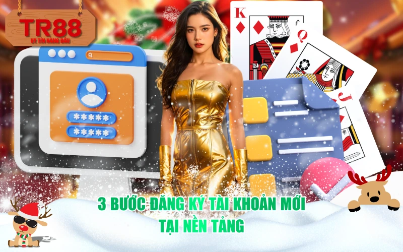 3 bước đăng ký tài khoản mới tại nền tảng