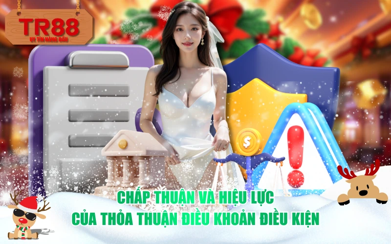 Chấp thuận và hiệu lực của thỏa thuận điều khoản điều kiện