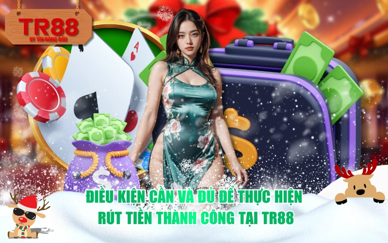 Điều kiện cần và đủ để thực hiện rút tiền thành công tại TR88