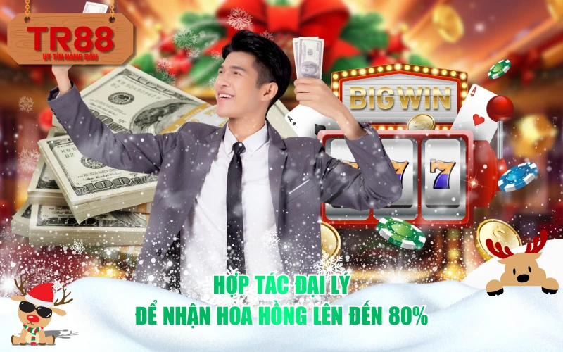 Hợp tác đại lý để nhận hoa hồng lên đến 80%