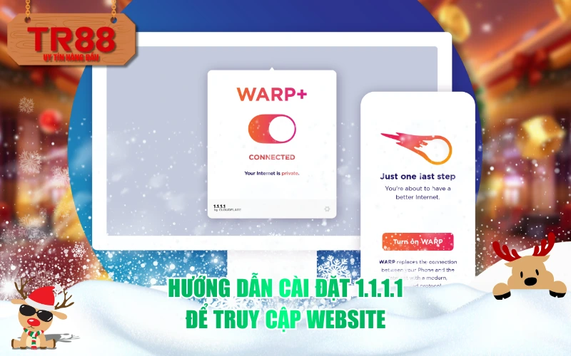 Hướng dẫn cài đặt 1.1.1.1 để truy cập website