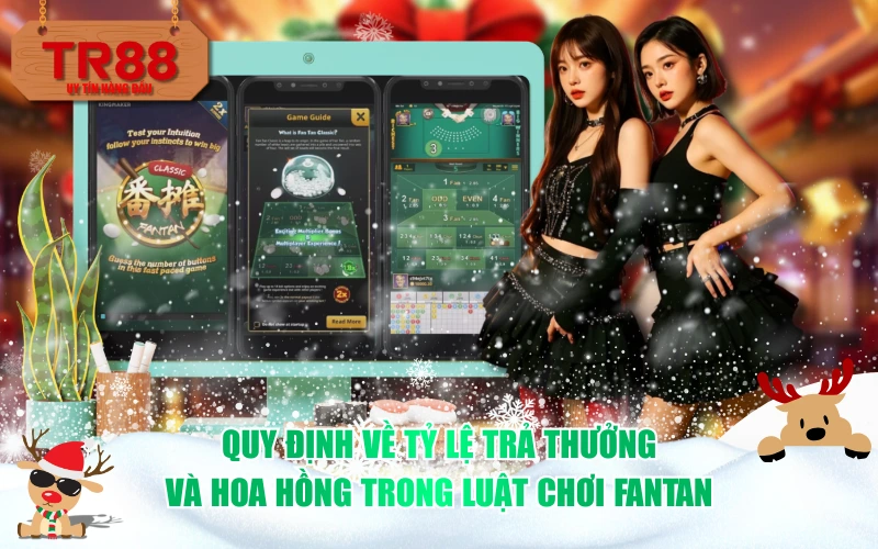 Quy định về tỷ lệ trả thưởng và hoa hồng trong luật chơi fantan