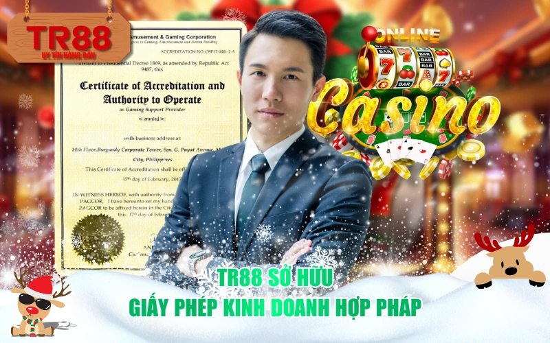 TR88 sở hữu giấy phép kinh doanh hợp pháp